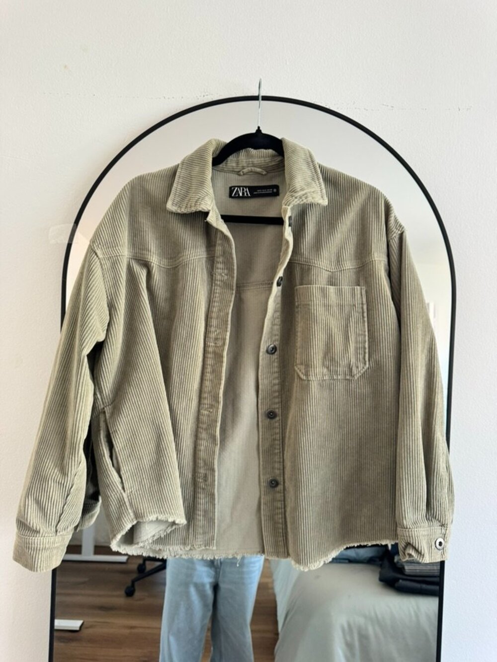 ZARA DARK GREEN CORDUROY JACKET